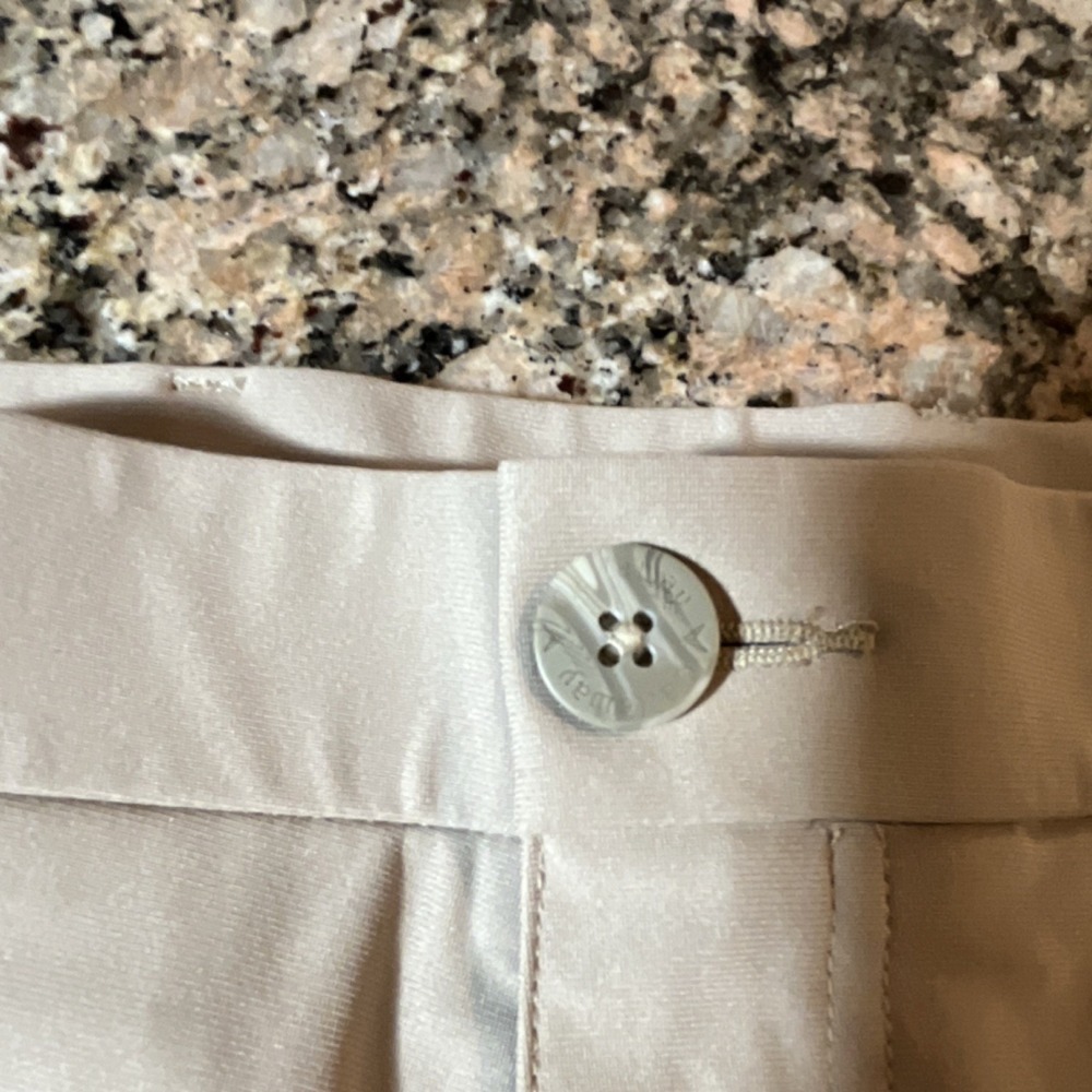 Callaway Opti-Dri Golf Pants Beige Men's‎ 34x32 Regular Fit Flat Front - Picture 2 of 11